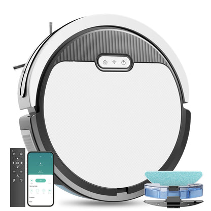 Pet Hair Robot Vacuum - 3-in-1 Cleaner