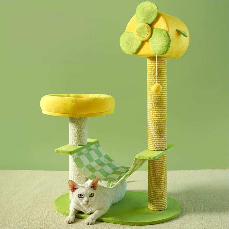 Cat Climbing Frame - Multi-Level Tower with Scratching Posts - Purrfect Pet Haven