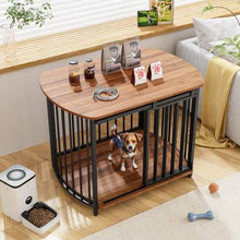 Furniture Style Dog Crate For Small And Medium Dogs - Modern Wooden End Table Kennel