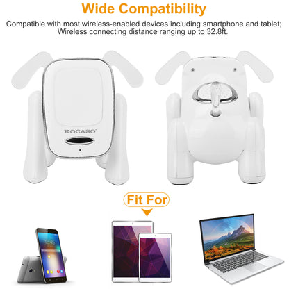 Cute Puppy Dog Wireless Speaker - Portable Bluetooth Music Player