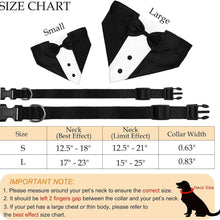 Dog Tuxedo Suit With Bow Tie And Bandana Adjustable Formal Costumes For Small, Medium, Large Dogs Perfect For Weddings Birthdays