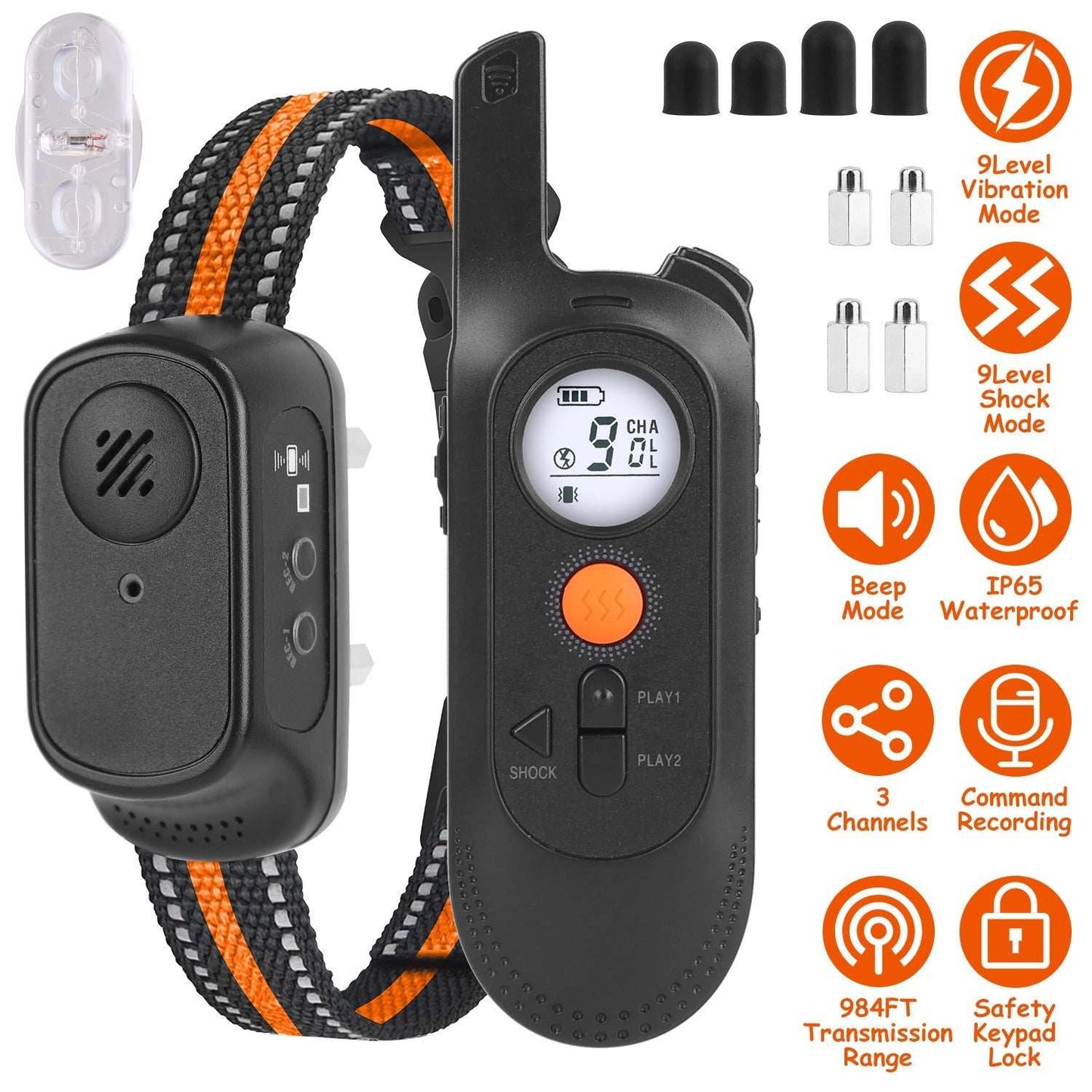 Dog Training Collar - Waterproof Remote With 3 Training Modes