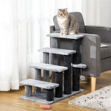 Cat Stairs 4-Step - Flannel Steps Platform Hanging Toy