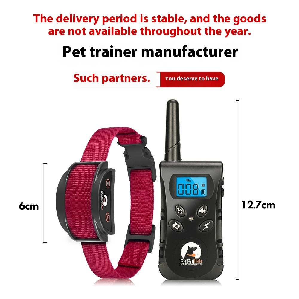 Bark Stop Remote Control Pet Dog Trainer Collar with Remote