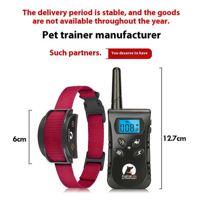 Bark Stop Remote Control Pet Dog Trainer Collar with Remote