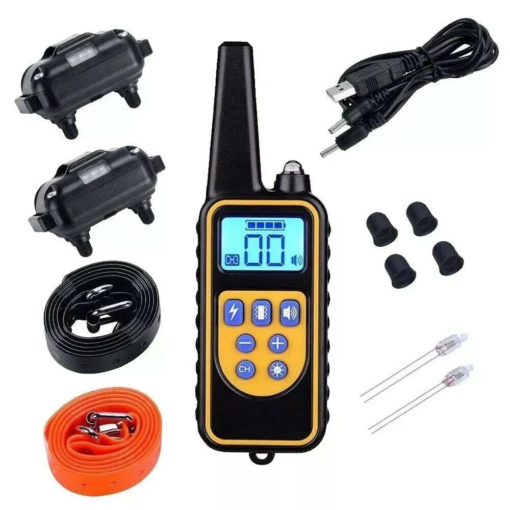 Dog Training Collar - 3000 FT Remote Waterproof Rechargeable