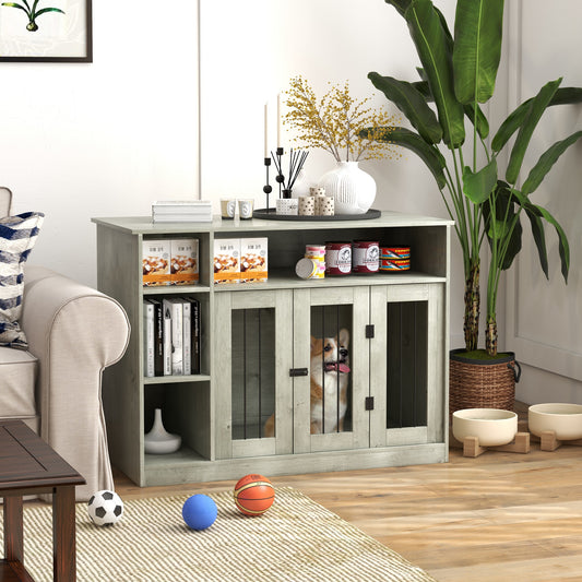 Paws & Storage Crate - 47" Dog Furniture Table - Purrfect Pet Haven
