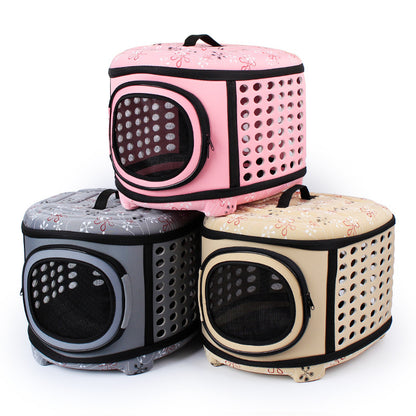Portable Foldable EVA Handbag For Pets - Dog And Cat