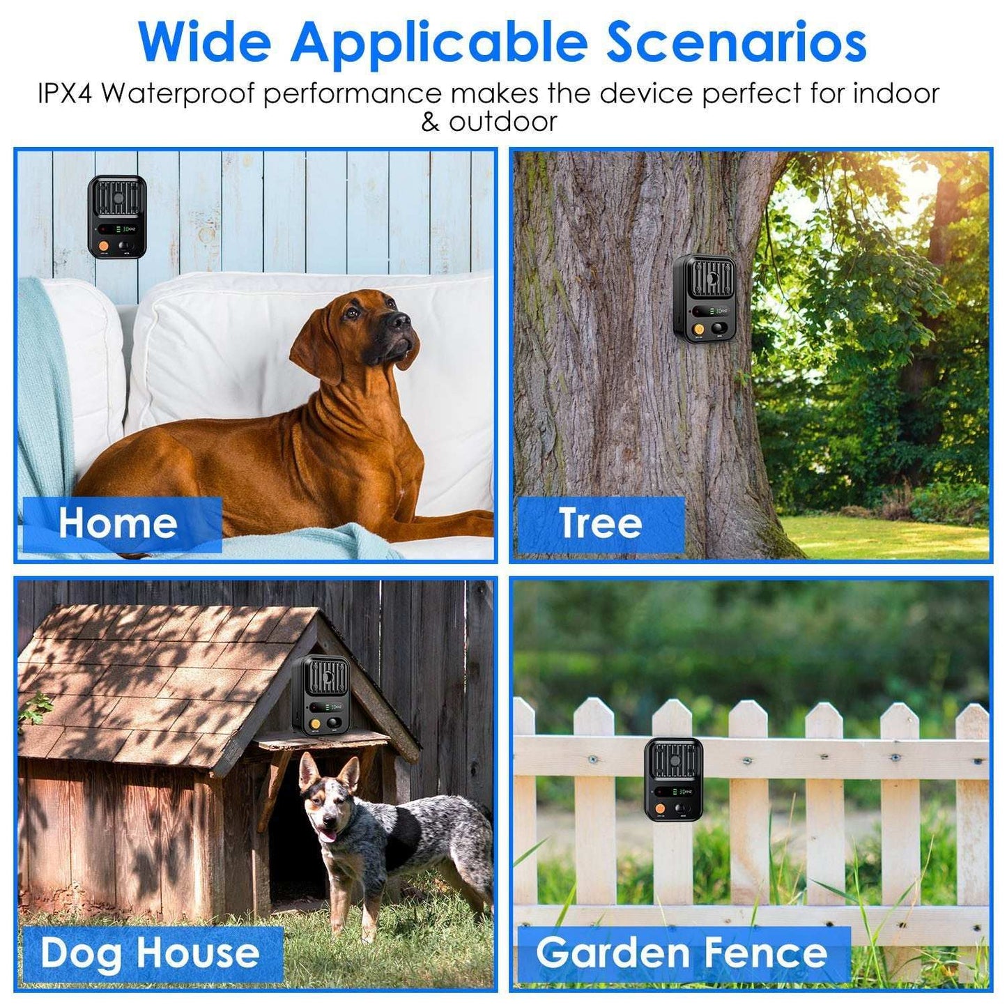 Anti Barking Device For Dogs - Rechargeable Ultrasonic Control
