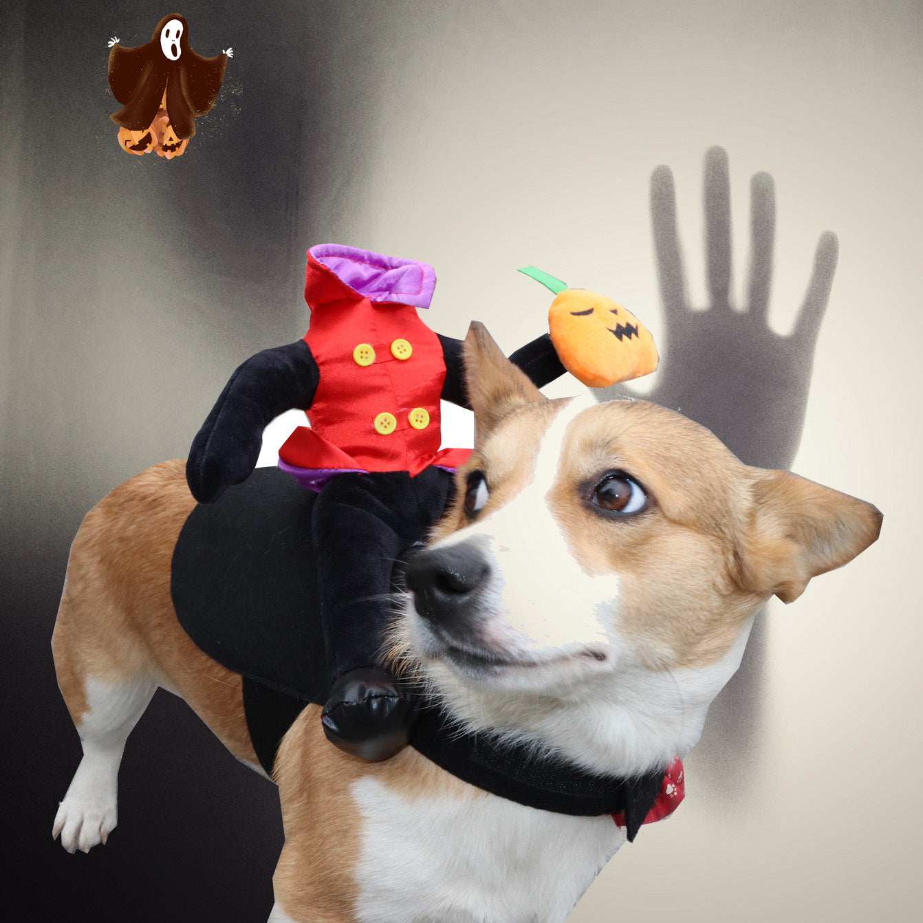 Hilarious Halloween Dog Costume - Funny Pet Outfit for Maximum Laughs