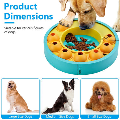 Dog Puzzle Feeder - Slow Feeding IQ Training Toy - Purrfect Pet Haven