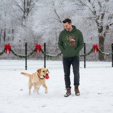 Forest Green Merry Woofmas Hoodie Lifestyle