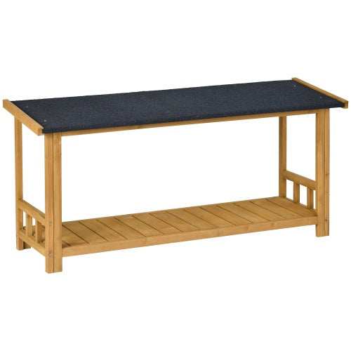 CJ Outdoor Hut Style Kennel wooden open frame shelter with slanted black roof and slatted base