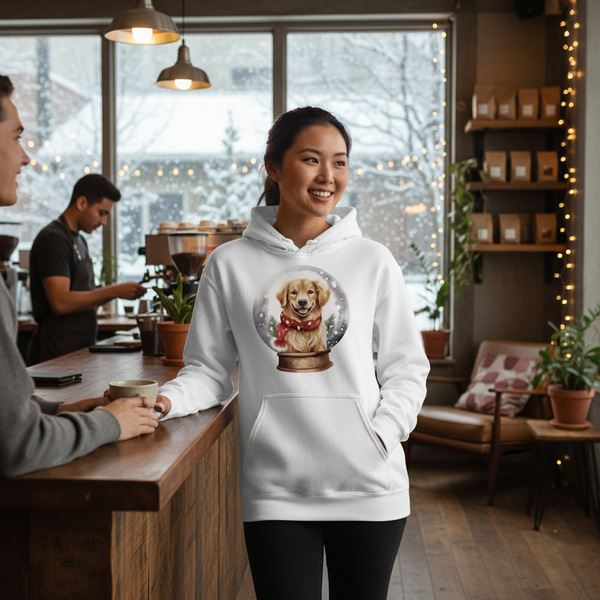 Golden Snow Globe White lifestyle