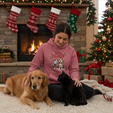 Heather Sport Scarlet Red Furry Christmas Hoodie - Retry