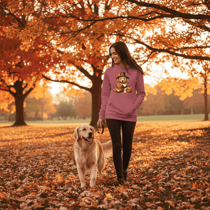 Golden Retriever Thanksgiving Hoodie - Puppy Turkey Hat Sweatshirt - Purrfect Pet Haven