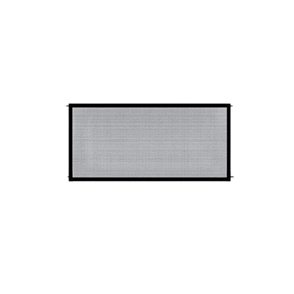 Purrfect Pet Haven black mesh pet safety stair gate panel with durable frame for indoor use