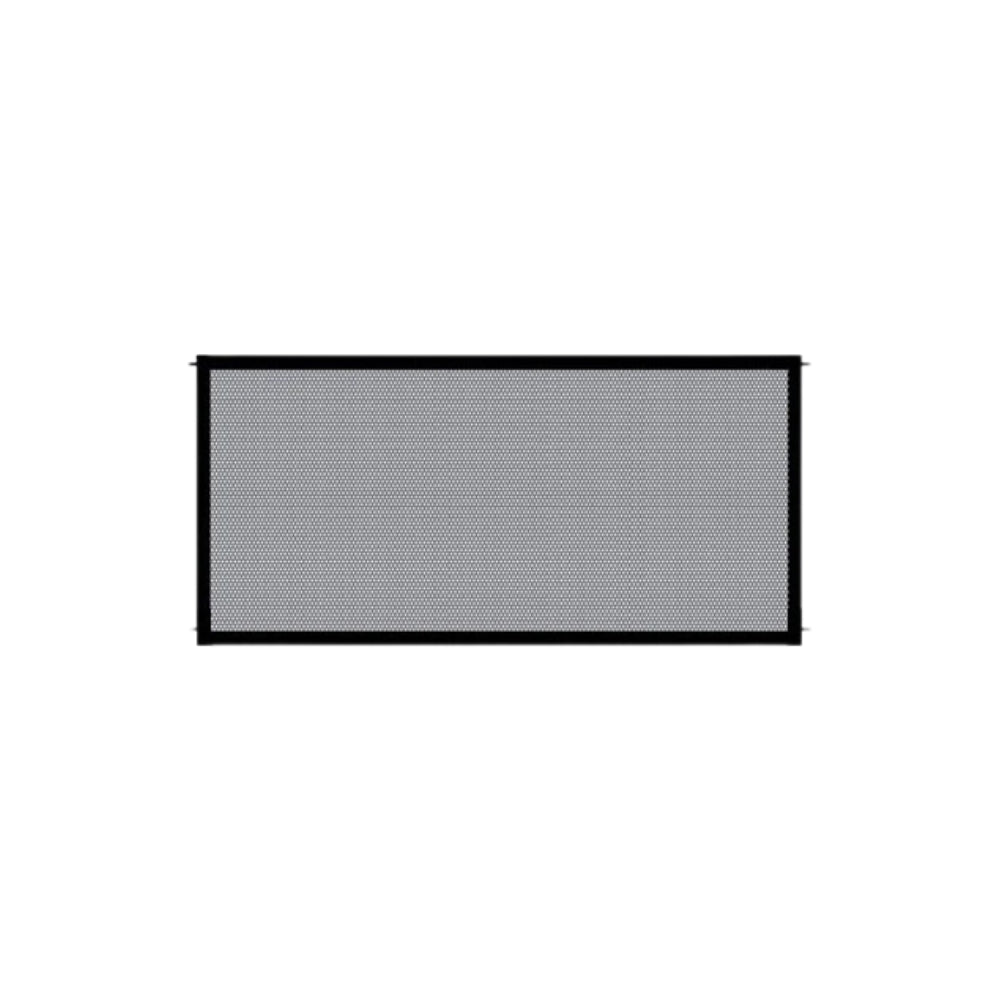 Purrfect Pet Haven pet safety stair gate black mesh barrier for stairs and doorways, lightweight and secure