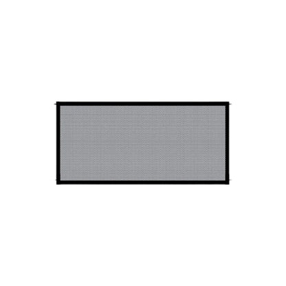 Purrfect Pet Haven pet safety stair gate black mesh barrier for stairs and doorways, lightweight and secure