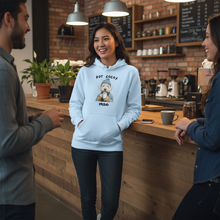 Hot Cocoa Hoodie Light Blue Lifestyle