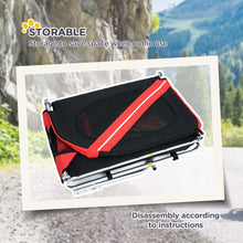 Folded Large Wheel Dog Bike Trailer by Wefulfil showing compact storable design for easy storage