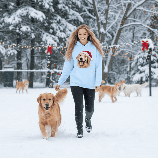 Golden Retriever Holiday Hoodie for Dog Lovers - Cozy Festive - Purrfect Pet Haven