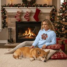 Holly Dog Mom Hoodie - Festive Christmas Pet Lover Gift - Purrfect Pet Haven