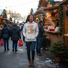 Merry Christmas Red Nose Retriever Sport Grey Hoodie Lifestyle