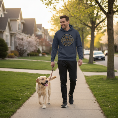 Navy Power Love Hoodie Lifestyle