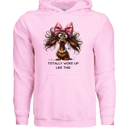 Funny Dog Hoodie - Woke Up Like This Sweatshirt - Purrfect Pet Haven