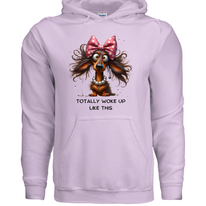 Funny Dog Hoodie - Woke Up Like This Sweatshirt - Purrfect Pet Haven