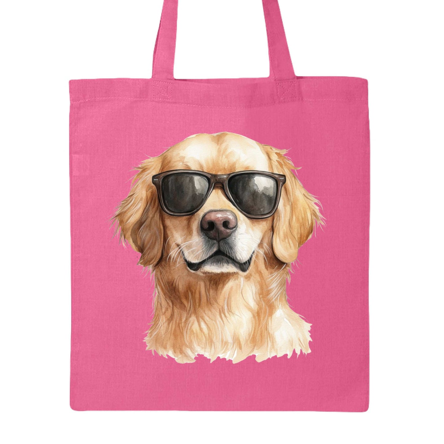 Golden Retriever Sunglasses Tote Bag - Cool Dog Canvas - Purrfect Pet Haven
