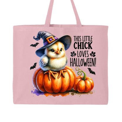 Halloween Chick Tote Bag for Trick-or-Treating - Cute Witch - Purrfect Pet Haven
