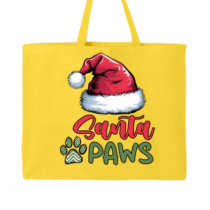 Santa Paws Holiday Tote with Santa Hat for Dog Lovers - Purrfect Pet Haven