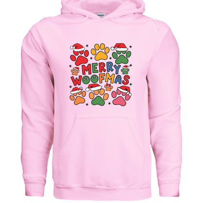 Woofmas Hoodie - Funny Christmas Dog Lover Sweatshirt - Purrfect Pet Haven