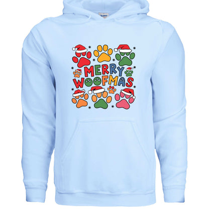 Woofmas Hoodie - Funny Christmas Dog Lover Sweatshirt - Purrfect Pet Haven