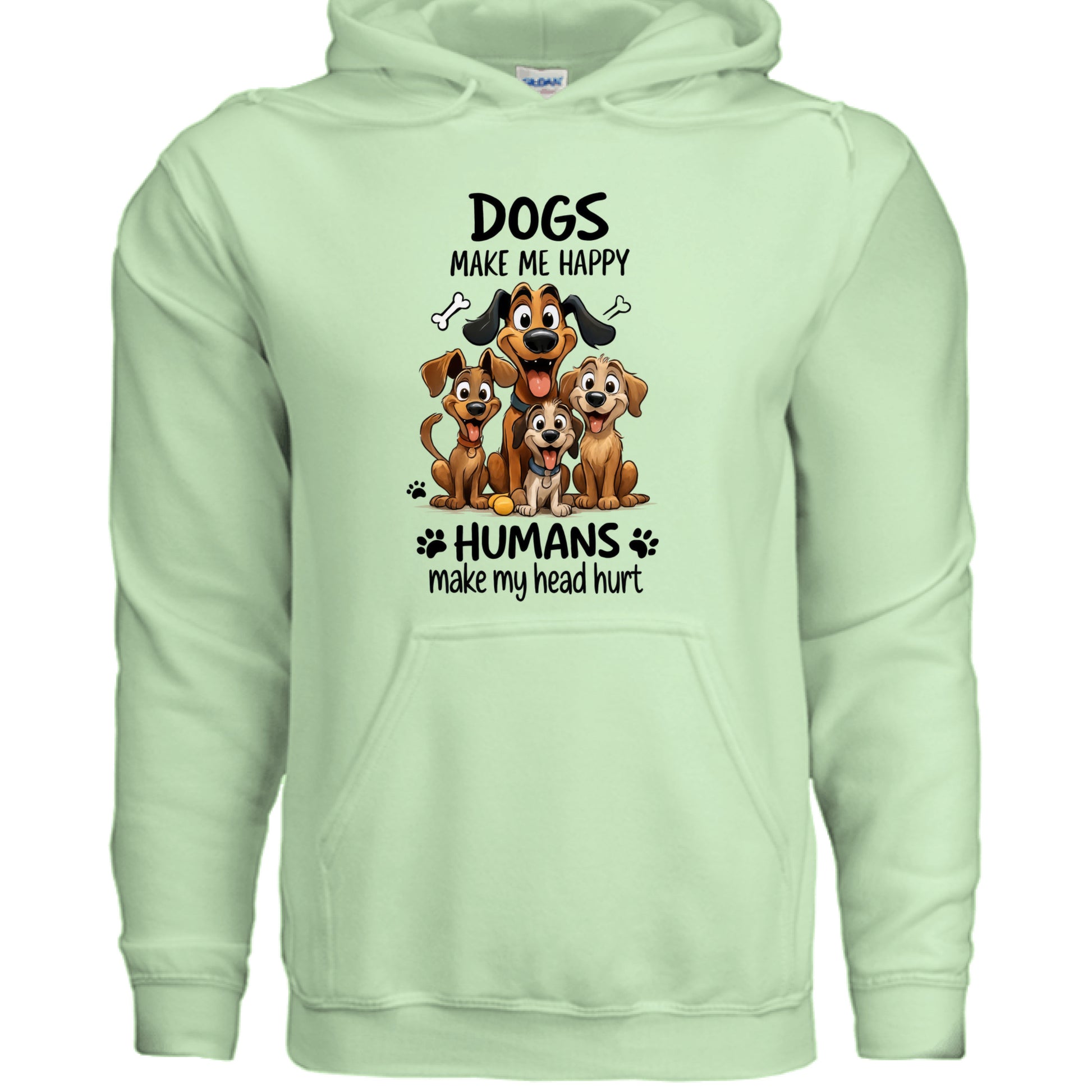 Humans Hurt My Head Hoodie - Funny Pet Lover Sweatshirt - Purrfect Pet Haven