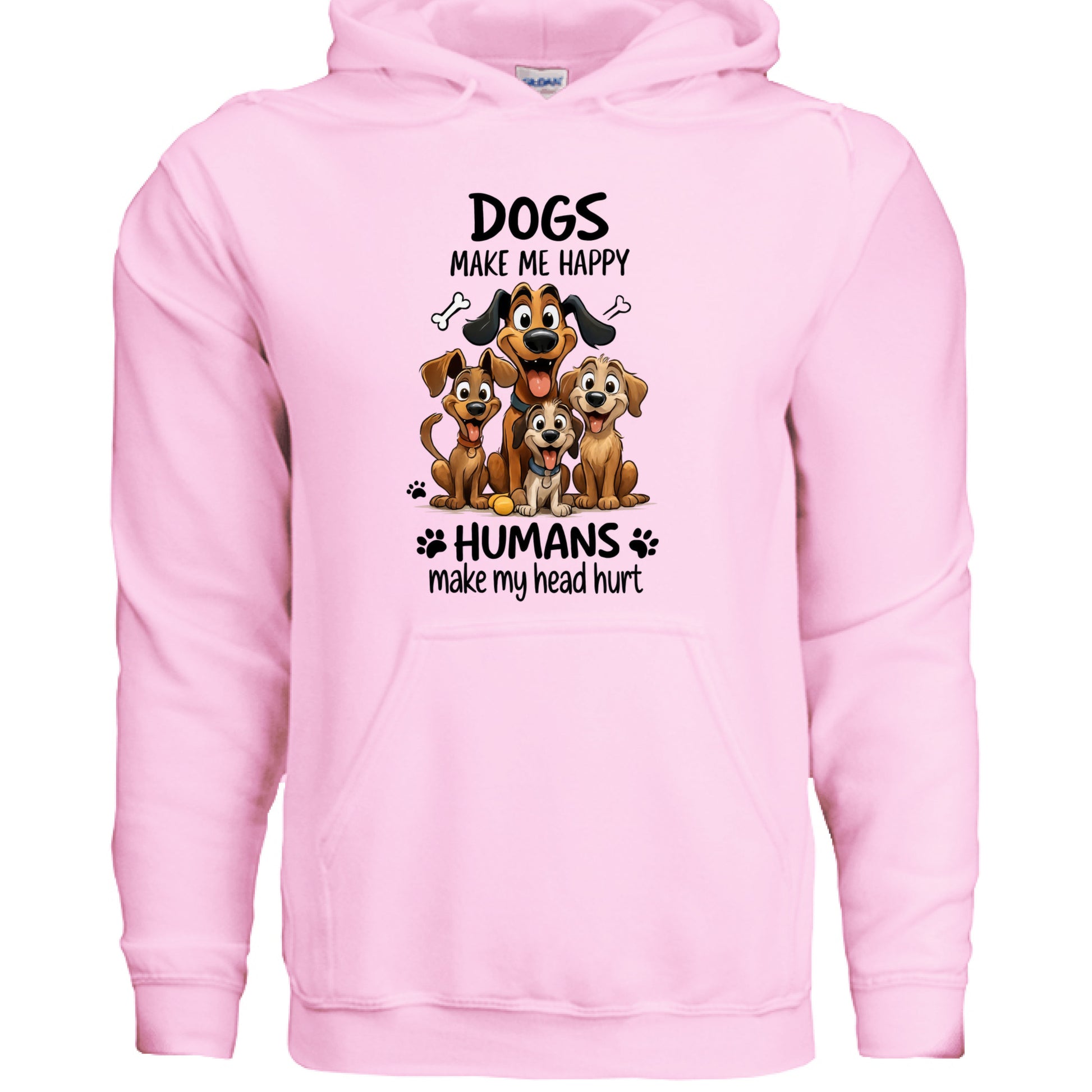 Humans Hurt My Head Hoodie - Funny Pet Lover Sweatshirt - Purrfect Pet Haven