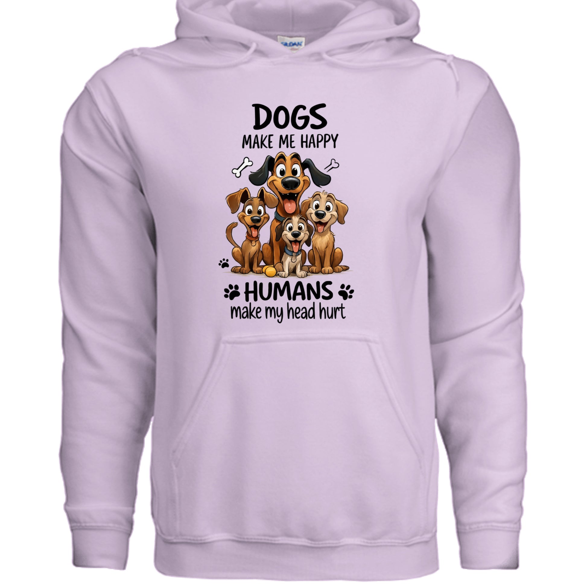 Humans Hurt My Head Hoodie - Funny Pet Lover Sweatshirt - Purrfect Pet Haven