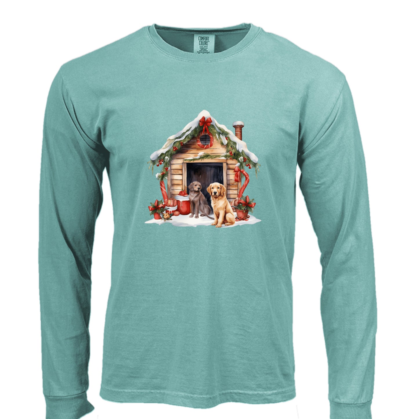 Comfort Colors Dog House Long Sleeve Shirt - Unisex Cotton - Purrfect Pet Haven