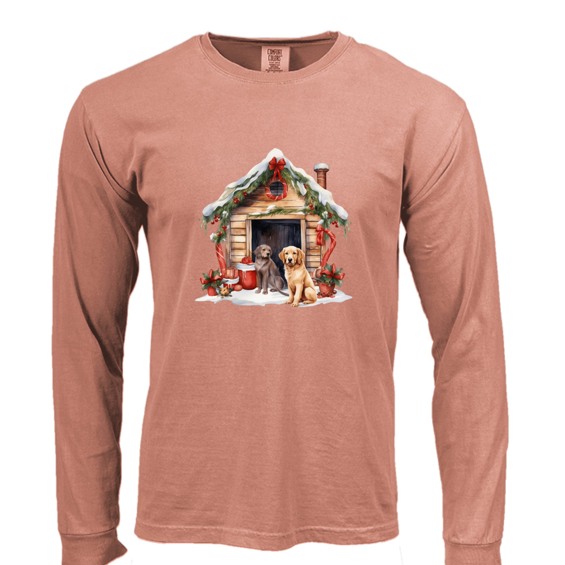 Comfort Colors Dog House Long Sleeve Shirt - Unisex Cotton - Purrfect Pet Haven