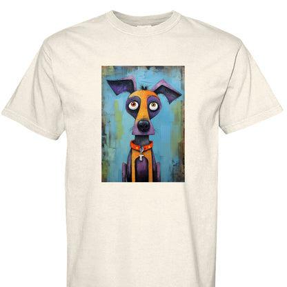 Dog T-Shirt - Quirky Dog Art Graphic Tee Comfort Colors - Purrfect Pet Haven