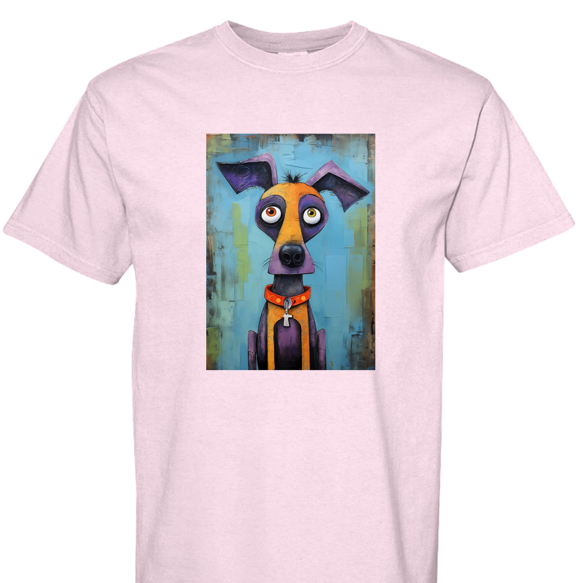 Dog T-Shirt - Quirky Dog Art Graphic Tee Comfort Colors - Purrfect Pet Haven