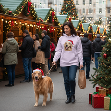 Orchid Golden Santa Hoodie Lifestyle