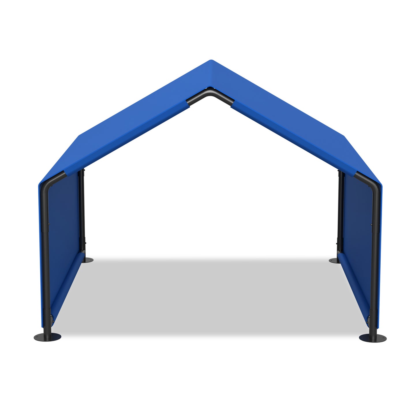Wefulfil outdoor waterproof dog shade in blue with sturdy frame for pet protection