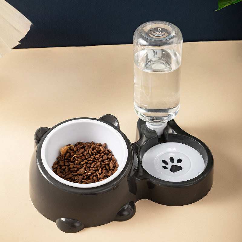 Pet Water Bottle and Bowl Combo with a Fun Design for Convenient Feeding and Hydration