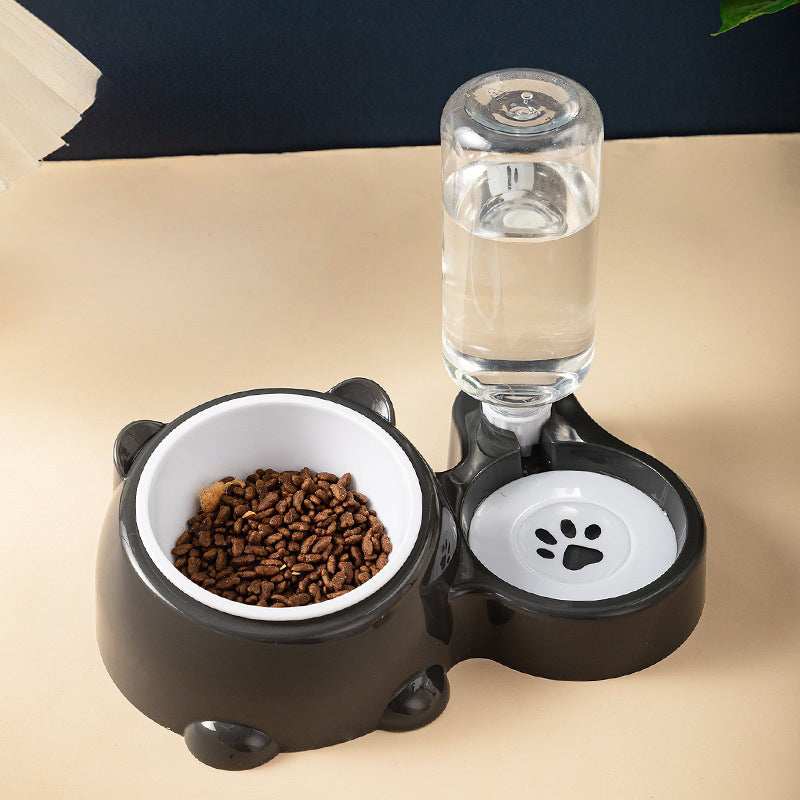 Pet Water Bottle and Bowl with a Convenient Design for Feeding and Hydrating Pets