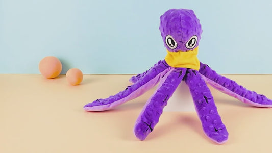 Dog Snuffle Toy Octopus Puzzle Game for Slow Feeding and Enrichment