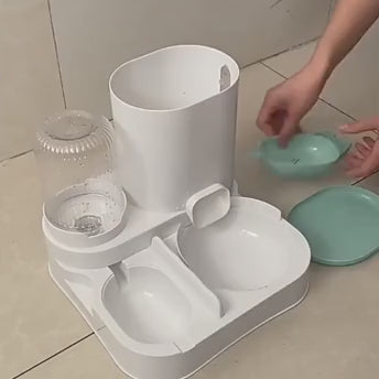 Automatic Pet Food Feeder and Water for Cats Dogs