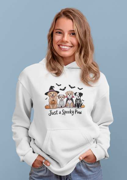 Halloween Just A Spooky Paw Hoodie Sweatshirt